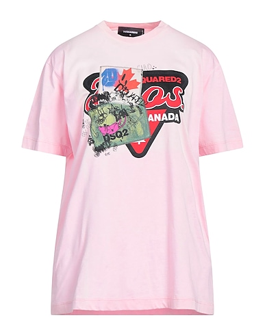 DSQUARED2 T-shirt Pink 100% Cotton, Polyester