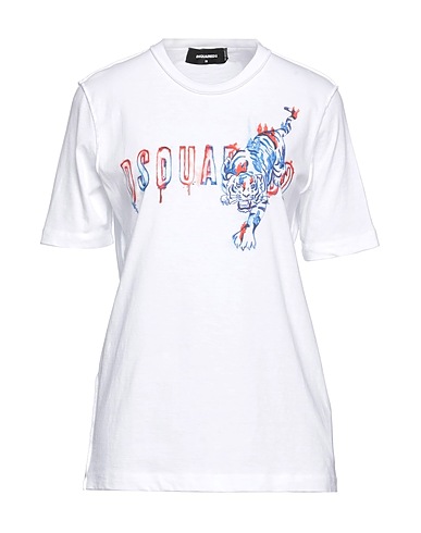 DSQUARED2 T-Shirt Weiß 100% Baumwolle