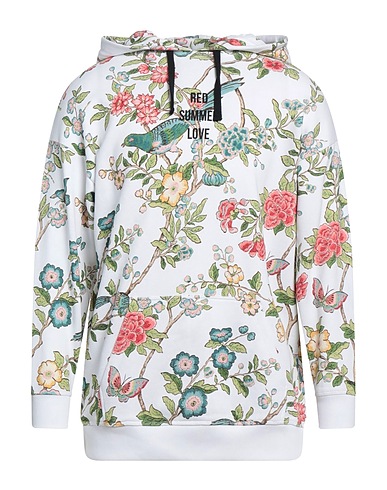 REDValentino 트레이닝 상의 화이트 100% 코튼