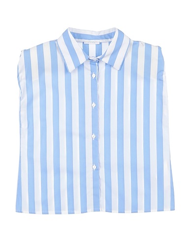 L:Ú L:Ú by MISS GRANT Chemises et chemisiers fantaisie Bleu ciel 100% Coton