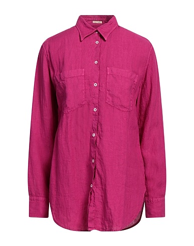 MASSIMO ALBA Camicia in lino Malva 100% Lino