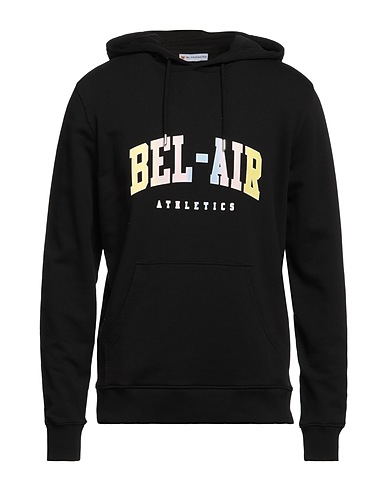 BEL-AIR ATHLETICS Hooded track jacket  Black 100% Cotton