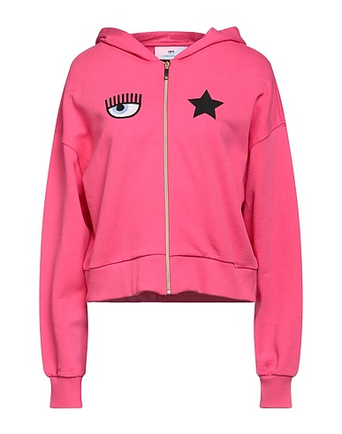 CHIARA FERRAGNI Felpa Fucsia 100% Cotone
