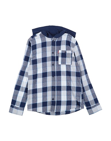 LEVI'S Camicia fantasia Blu notte 100% Cotone