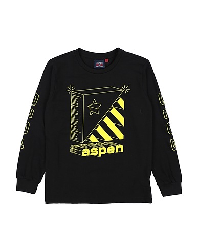 ASPEN POLO CLUB T-shirt Nero 95% Cotone, 5% Elastan