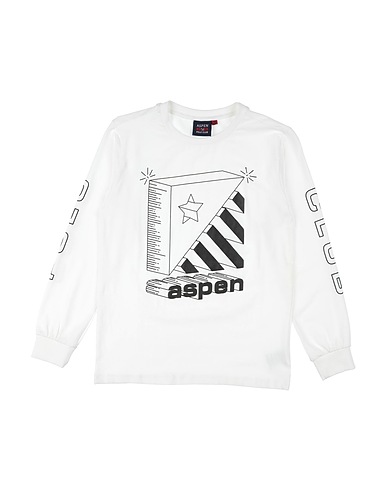 ASPEN POLO CLUB T-shirt Bianco 95% Cotone, 5% Elastan