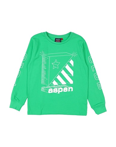 ASPEN POLO CLUB T-shirt Green 95% Cotton, 5% Elastane