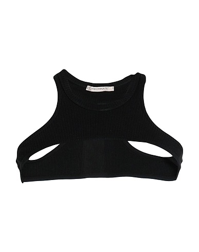 HINNOMINATE Vest Black 95% Cotton, 5% Elastane