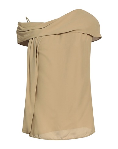 ALBERTA FERRETTI Top Khaki 100% Viskose