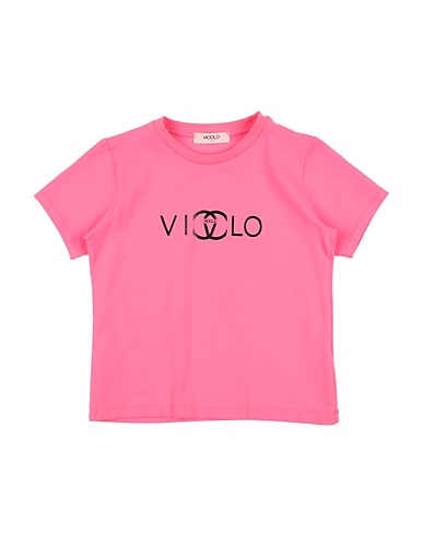 VICOLO T-shirt Pink 93% Cotton, 7% Elastane