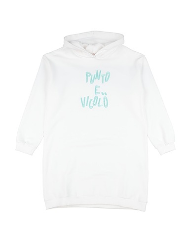 VICOLO Sweatshirt White 65% Cotton, 35% Polyester