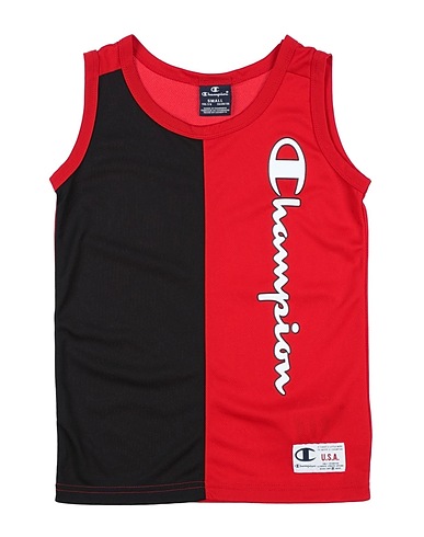 CHAMPION Canotta Rosso 100% Poliestere
