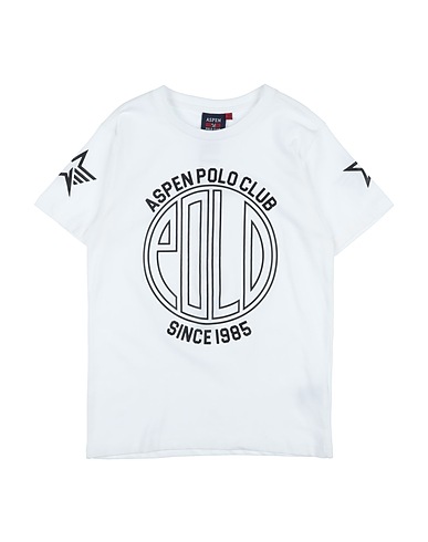 ASPEN POLO CLUB T-shirt Bianco 95% Cotone, 5% Elastan