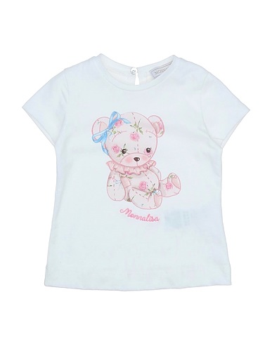 MONNALISA Ｔシャツ ホワイト コットン 100%