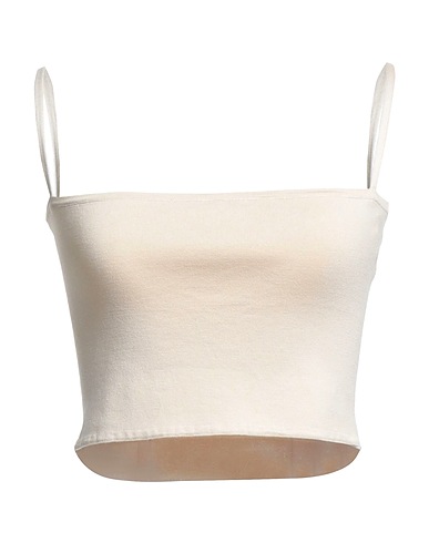 AGNONA Top Ivory 50% Cotton, 50% Silk