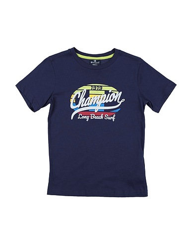 CHAMPION T-shirt Midnight blue 100% Cotton