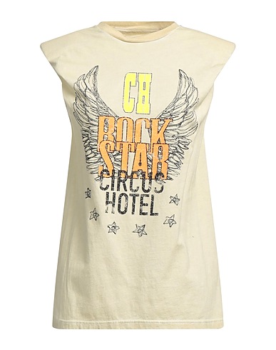 CIRCUS HOTEL T-shirt Beige 100% Cotone