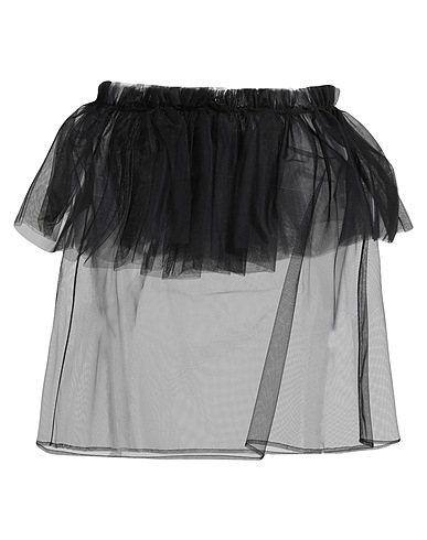 BROGNANO Off-the-shoulder top Black 100% Polyamide