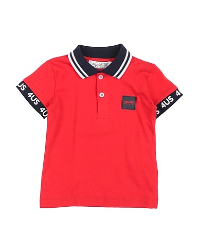 PACIOTTI 4US Polo Rosso 100% Cotone