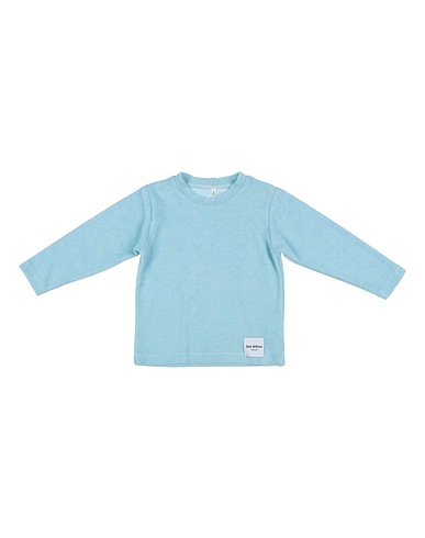 SKILL_OFFICINE Felpa Celeste 100% Cotone
