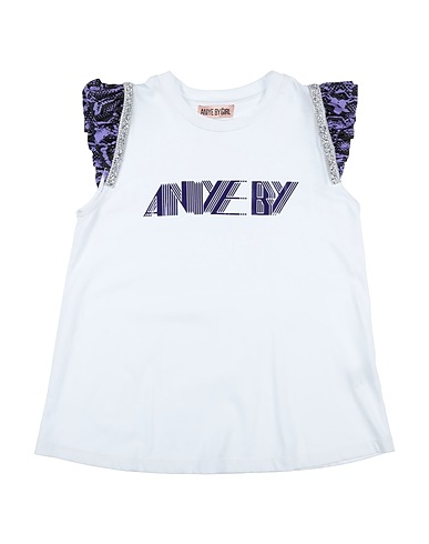 ANIYE BY T-shirt White 100% Cotton, Polyester, Elastane