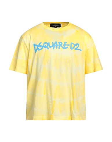 DSQUARED2 T-shirt Yellow 100% Cotton