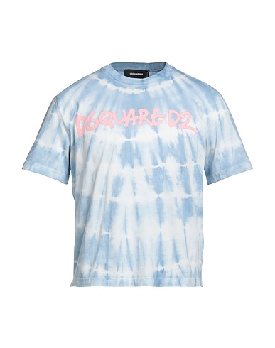 DSQUARED2 T-shirt Pastel blue 100% Cotton