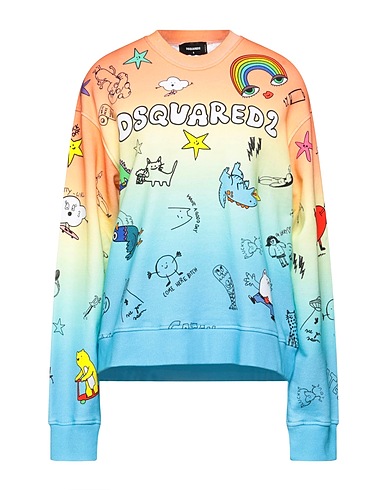 DSQUARED2 Sweatshirt Orange 100% Cotton