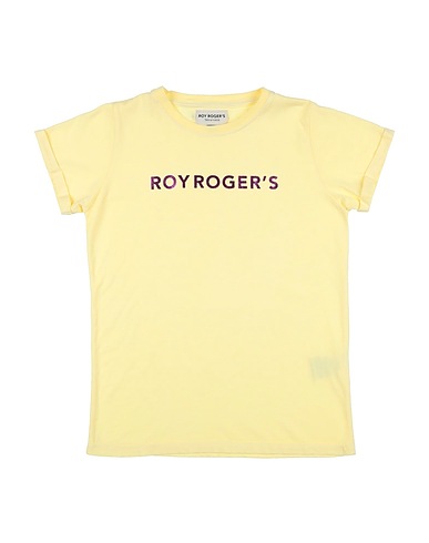 ROŸ ROGER'S T-Shirt Gelb 100% Baumwolle