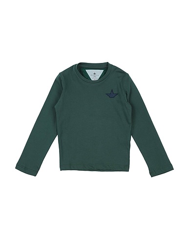 MACCHIA J T-shirt Dark green 100% Cotton