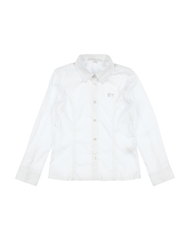 SILVIAN HEACH Solid color shirts & blouses White 69% Cotton, 27% Nylon, 4% Elastane
