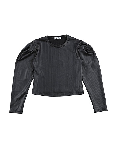 TO BE TOO T-shirt Nero 90% Poliestere, 10% Elastan