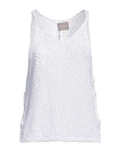 VICOLO TRIVELLI Top White 59% Cotton, 41% Polyester