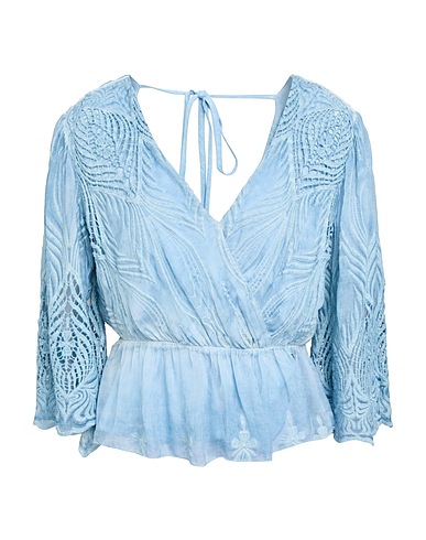 GUESS Top Himmelblau 76% Viskose, 24% Seide