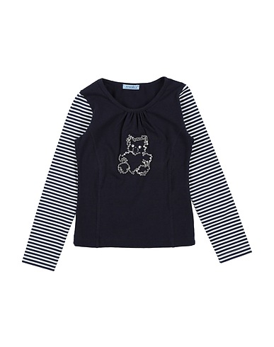 MALO T-shirt Midnight blue 95% Cotton, 5% Elastane