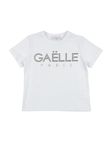GAëLLE Paris T-shirt White 95% Cotton, 5% Elastane