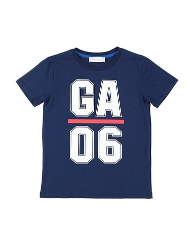GAUDÌ T-shirt Blu 98% Cotone, 2% Elastan