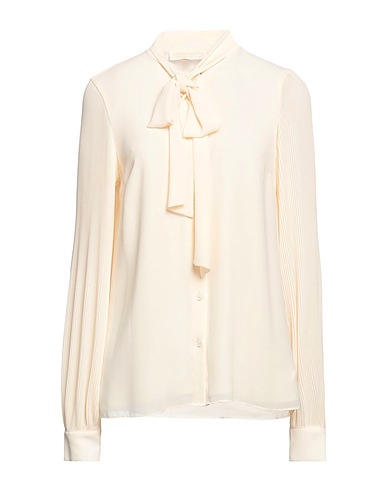 MICHAEL MICHAEL KORS Camicie e bluse tinta unita Avorio 55% Poliestere riciclato, 45% Poliestere