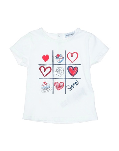 MEILISA BAI T-shirt White 94% Cotton, 6% Elastane