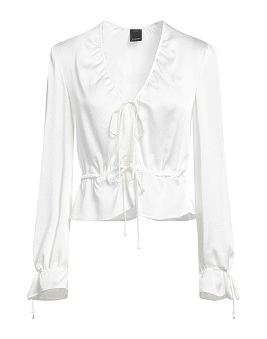 PINKO Top White 82% Acetate, 18% Viscose