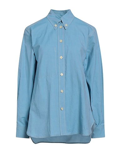 ISABEL MARANT Solid colour shirts & blouses Light blue 100% Cotton