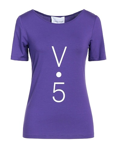 VICARIO CINQUE T-shirt Viola 95% Viscosa, 5% Elastan
