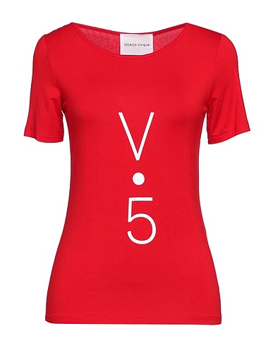 VICARIO CINQUE T-shirt Rosso 95% Viscosa, 5% Elastan