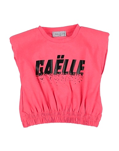 GAëLLE Paris T-shirt Fuchsia 65% Polyester, 30% Cotton, 5% Elastane