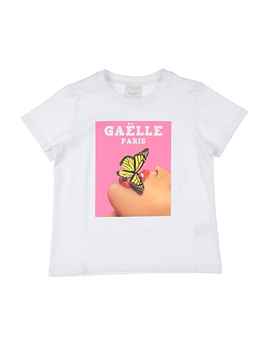 GAëLLE Paris Camiseta Blanco 95% Algodón, 5% Elastán