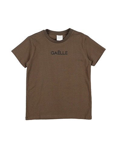 GAëLLE Paris T-shirt Military green 95% Cotton, 5% Elastane