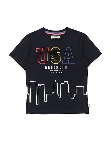 FRED MELLO T-shirt Midnight blue 100% Cotton
