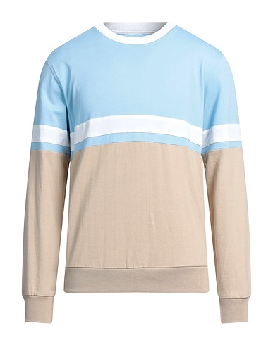 FEDELI Sweatshirt Sky blue 100% Cotton