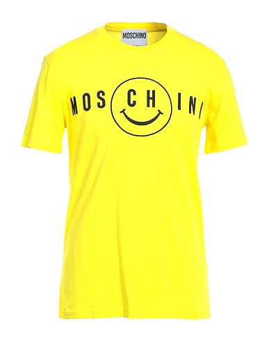 MOSCHINO T-shirt Yellow 100% Organic cotton