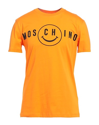 MOSCHINO T-shirt Arancione 100% Cotone organico